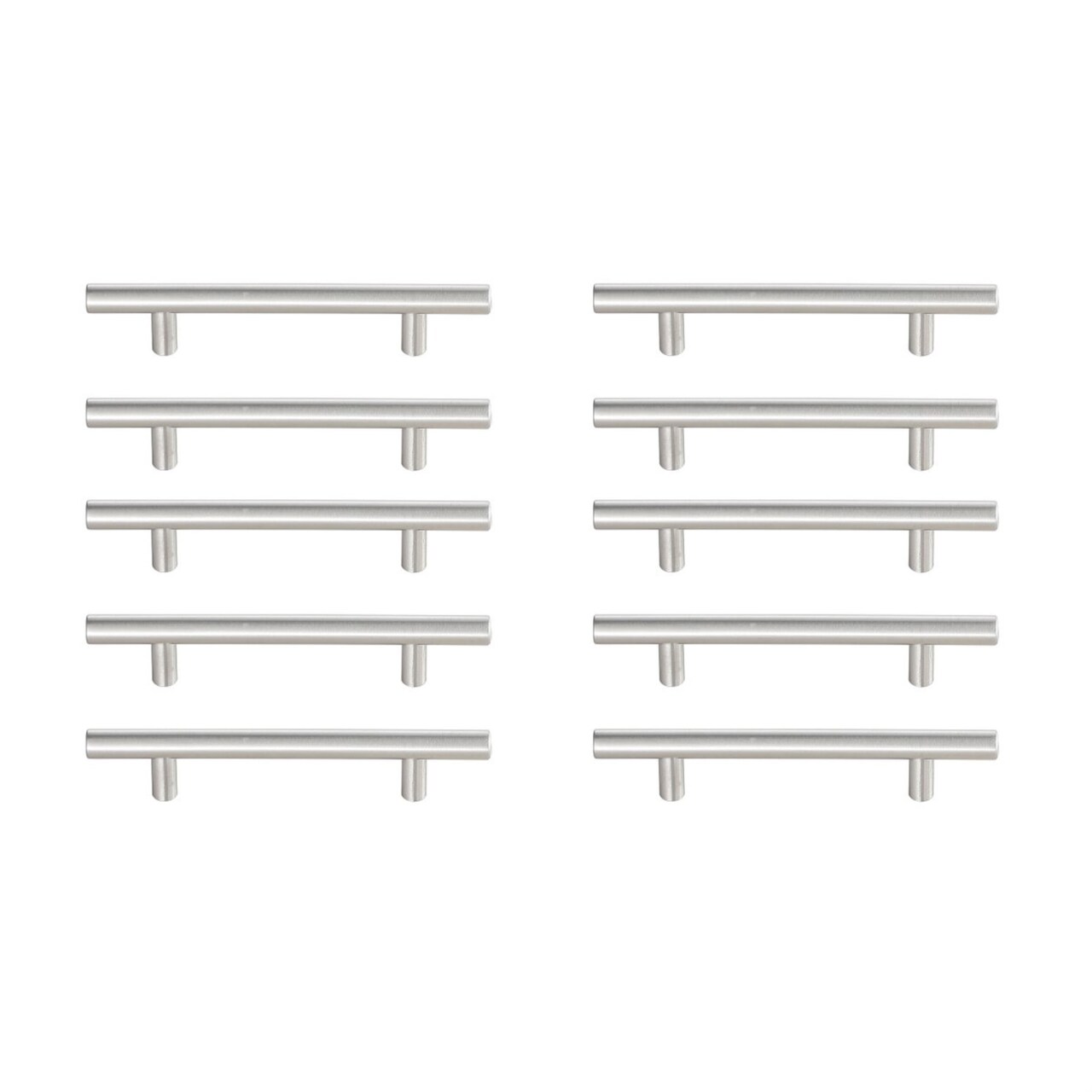 Quinn 4" Center to Center Brushed Nickel Bar Pull Multipack (set of 10)